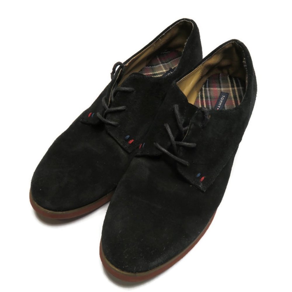 Tommy Hilfiger Sz 9.5โ Honeybee Suede Lace Up Oxfor